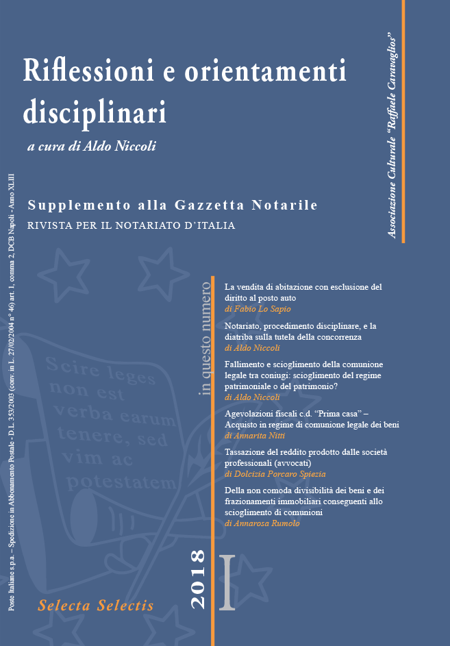 Supplemento I 2018